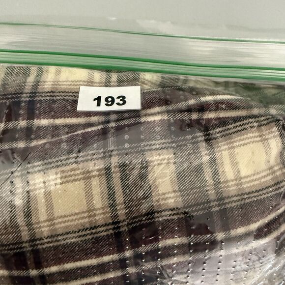 URBAN RESEARCH Flannel Shirt Dress Free Size Sonny Label Plaid Womens Button Dow - Picture 13 of 13